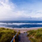 Sylt am Strand Panorama Von Blickfang