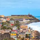 Panorama of San Juan, Puerto Rico Coastline Von Dimo